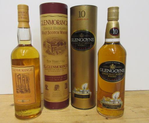 One bottle Glenmorangie 10 year old Single Malt Whisky (old label) Image