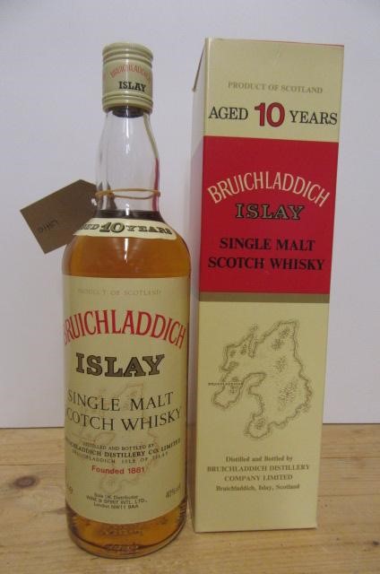 One bottle Bruichladdich 10 year old Islay Single Malt Whisky Image