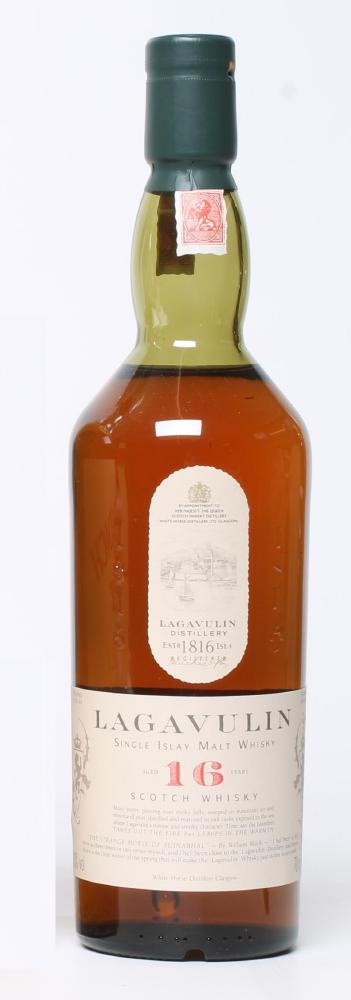 One bottle Lagavulin 16 year old Islay Single Malt Whisky Image