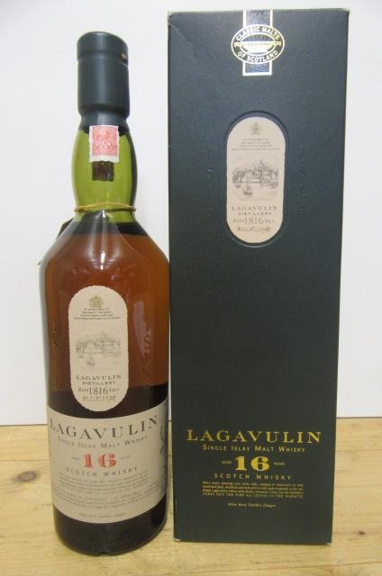 One bottle Lagavulin 16 year old Islay Single Malt Whisky Image