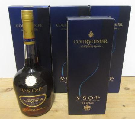 Three litre bottles V.S.O.P. Courvoisier Cognac Image