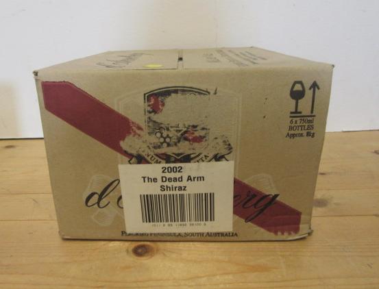 Six bottles 2002 The Dead Arm McLaren Vale Shiraz Image