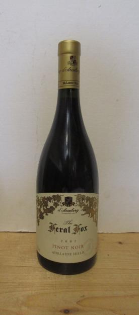 Six bottles 2002 The Feral Fox Pinot Noir Adelaide Hills (Est. plus 21% premium inc. VAT) Image