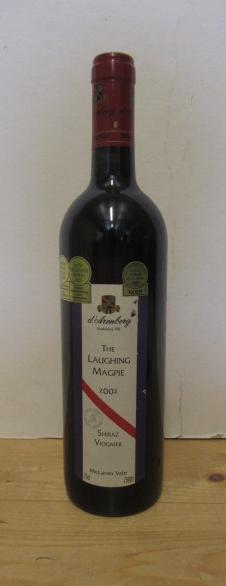 Six bottles 2002 The Laughing Magpie Shiraz Viognier (Est. plus 21% premium inc. VAT) Image