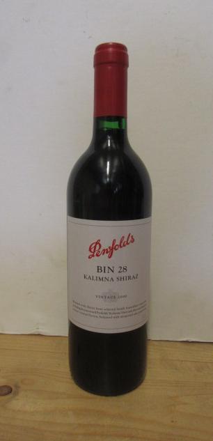 Six bottles 2000 Penfolds Bin 28 Kalimna Shiraz (Est. plus 21% premium inc. VAT) Image