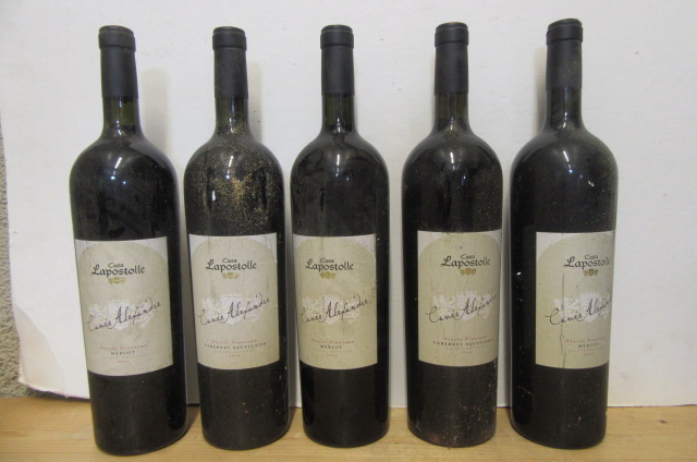 Five magnums 2004 Casa Lapostolle Apalta Merlot (Chile) (Est. plus 21% premium inc. VAT) Image