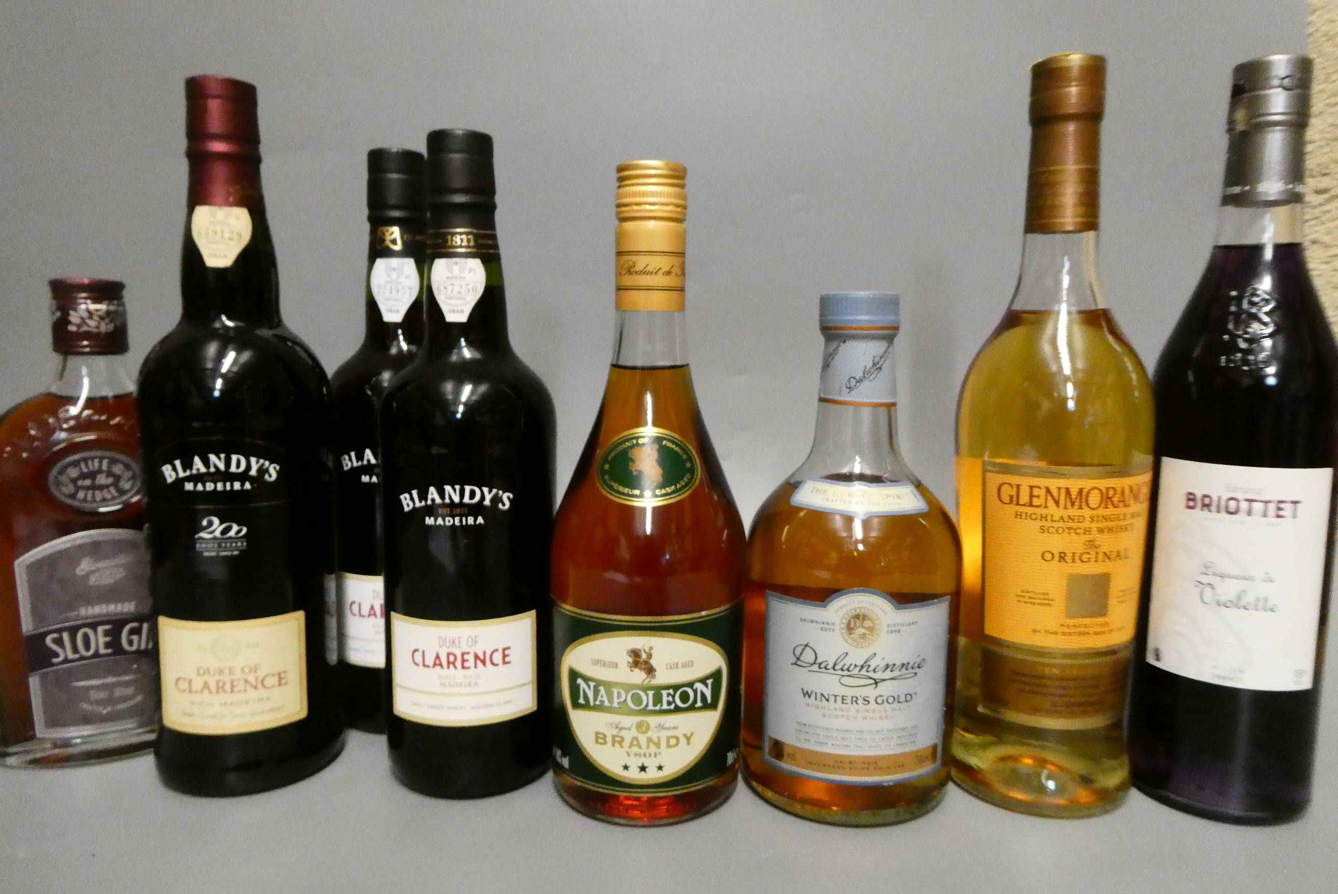Eight bottles of mixed spirits & Liqueurs Image