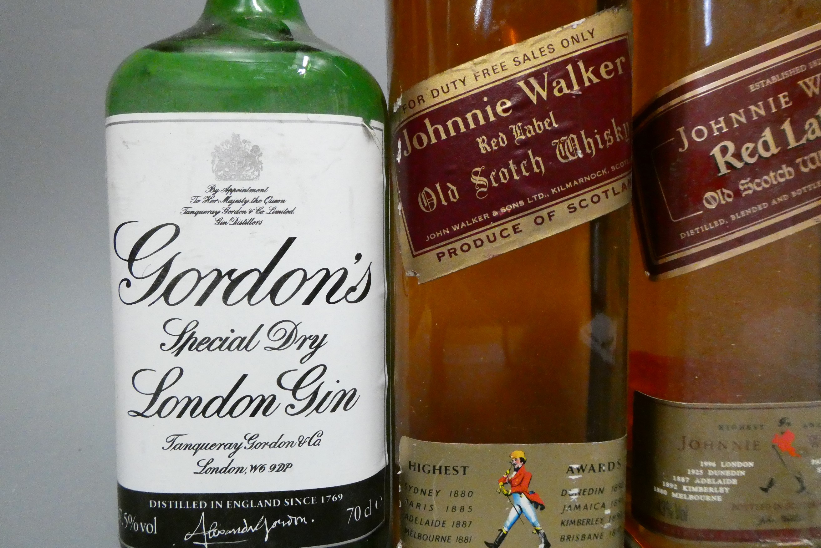 Four mixed bottles Image