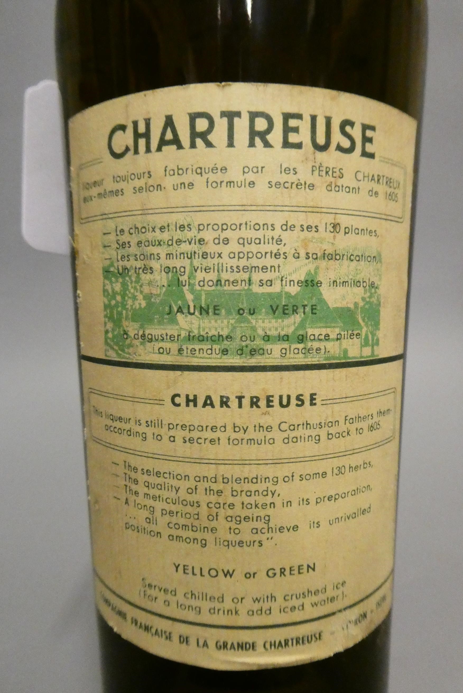 A vintage bottle of green Chartreuse, L. Garnier, 96° proof (Est. plus 24% premium inc. VAT) Image