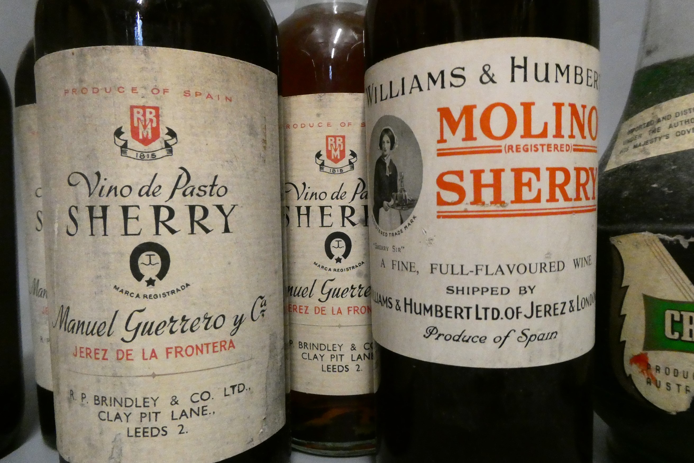 Twenty one bottles of mixed liqueur and sparkling wine Image
