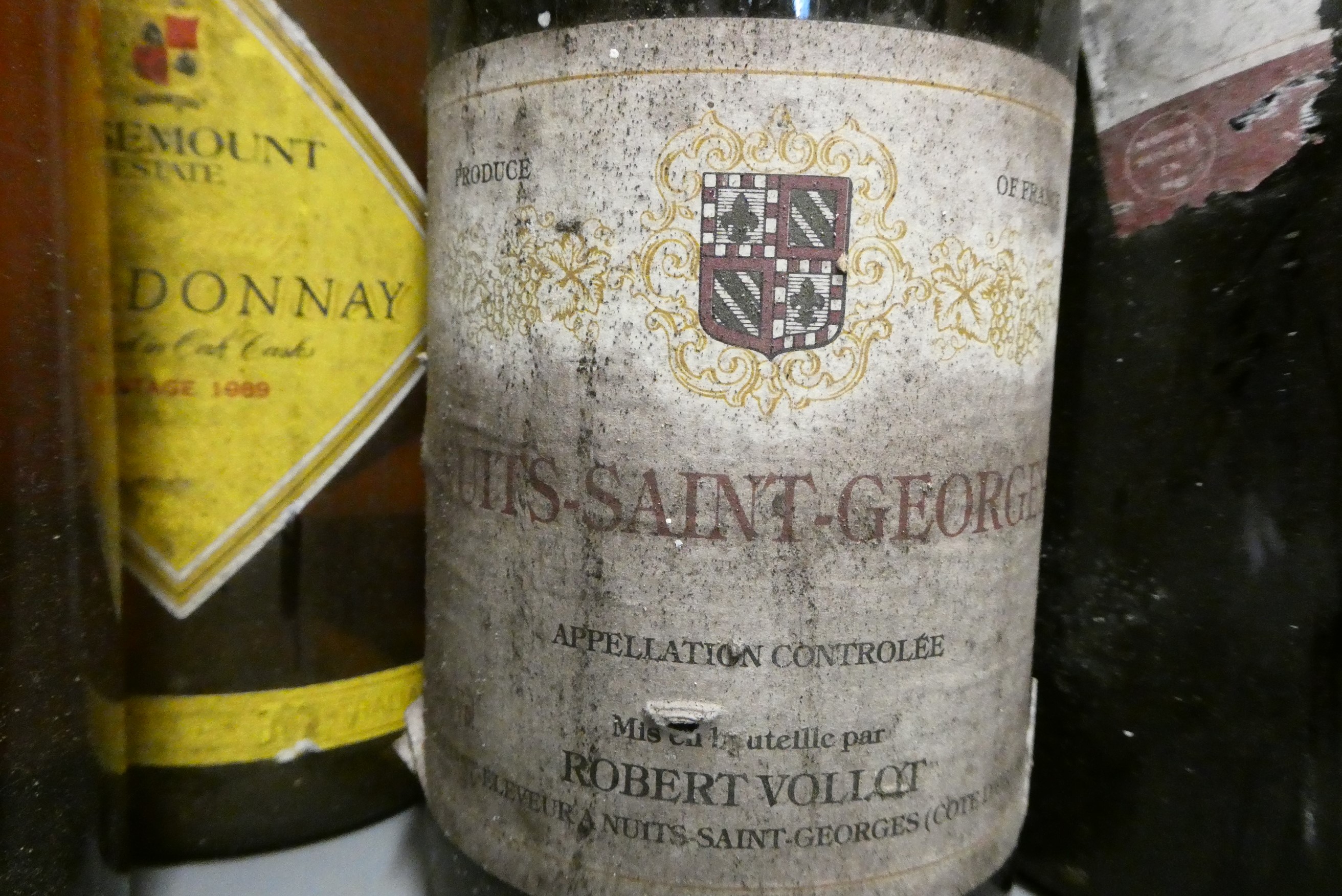 Seven bottles of wine, comprising two 1988, two 1989 and one 1994 Rosemount Estate Chardonnay, a Image