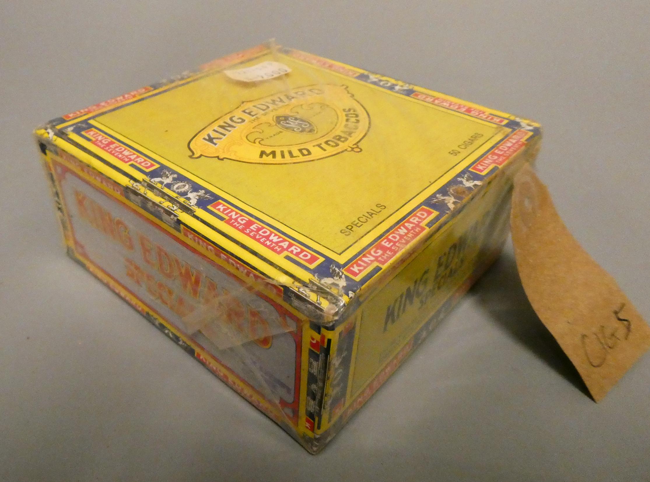 Fifty King Edward Specials cigars, boxed (Est. plus 24% premium inc. VAT) Image