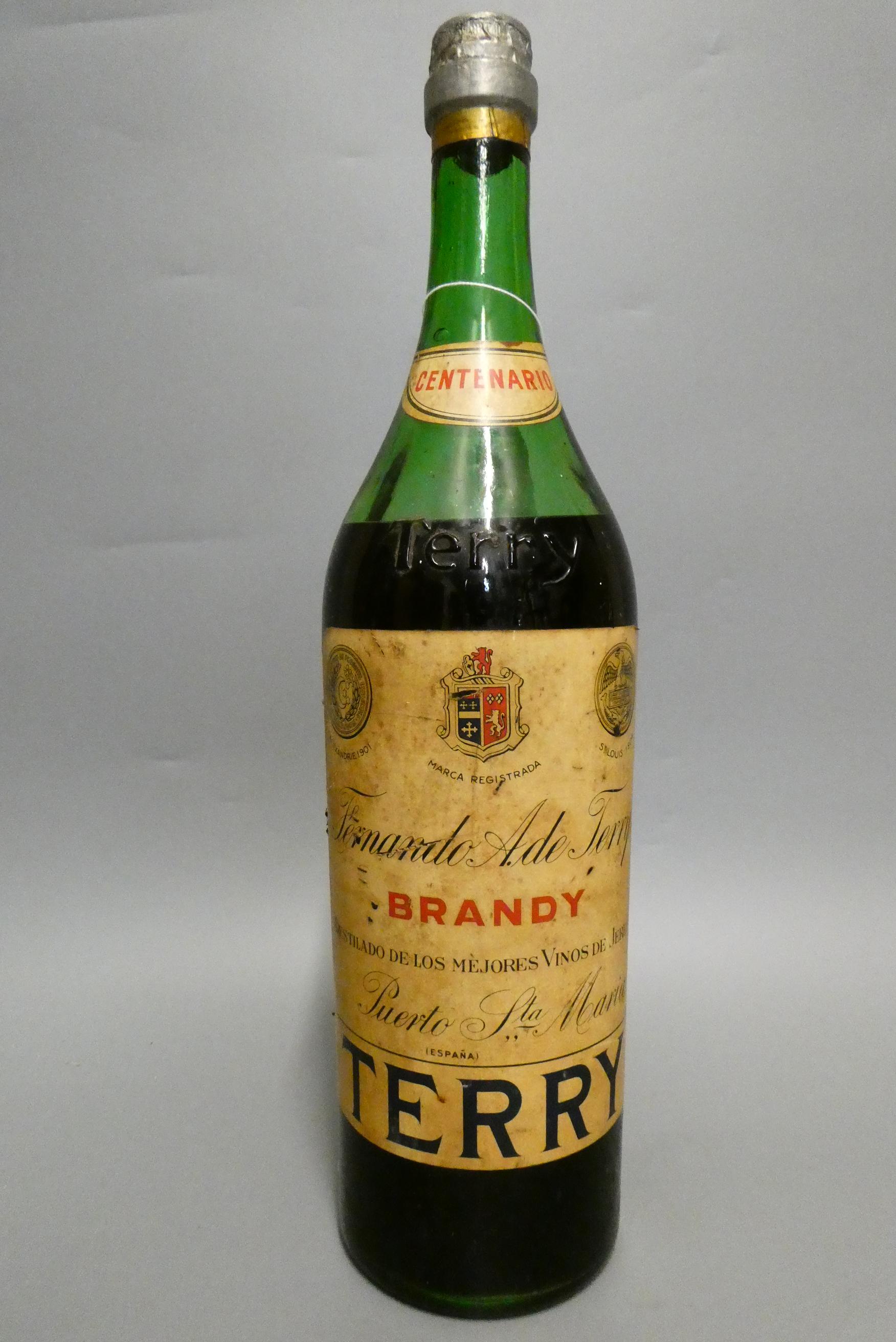 A 3 litre (?) bottle of Fernando Ade Terry vintage brandy (Est. plus 24% premium inc. VAT) Image