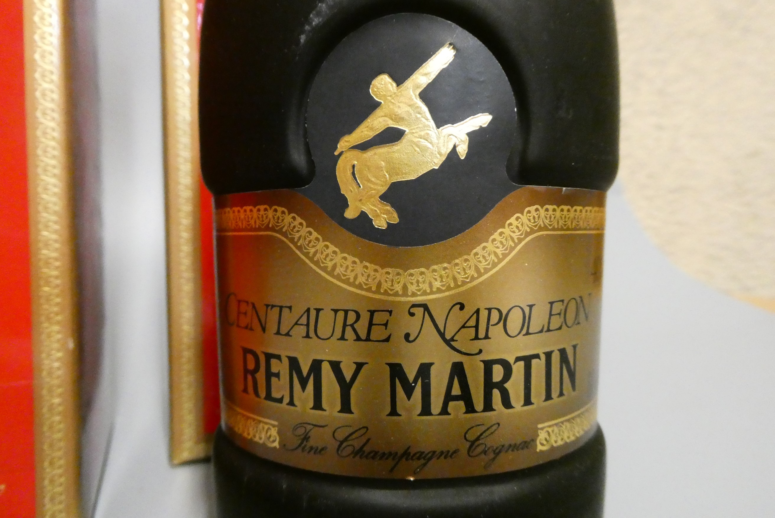 Three bottles Remy Martin Centaure Napoleon cognac, 68cl, 40%, boxed (Est. plus 24% premium inc. Image