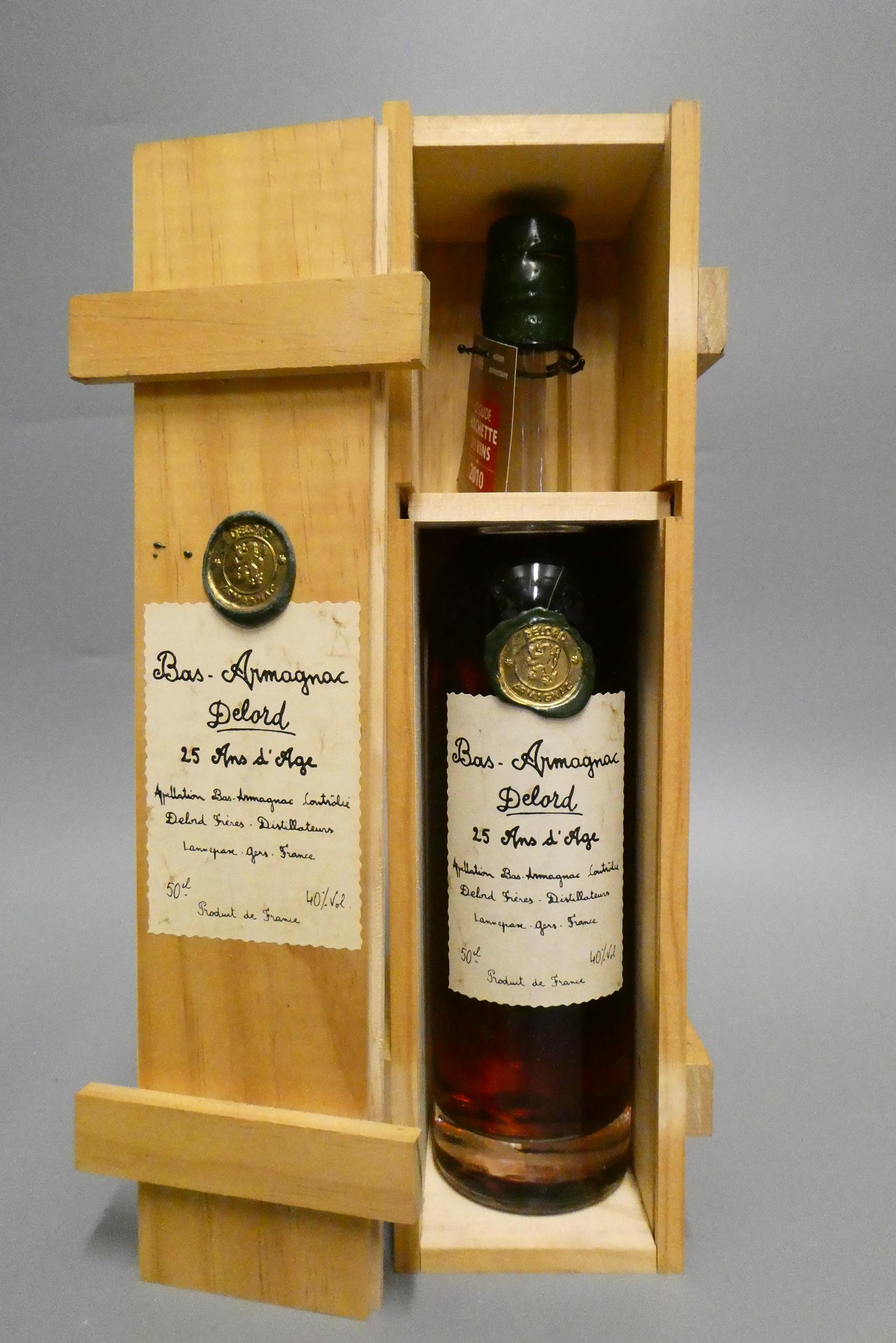 Bas-Armagnac Delor, 25 Ans d'Age, 50cl, 40%, boxed (Est. plus 24% premium inc. VAT) Image