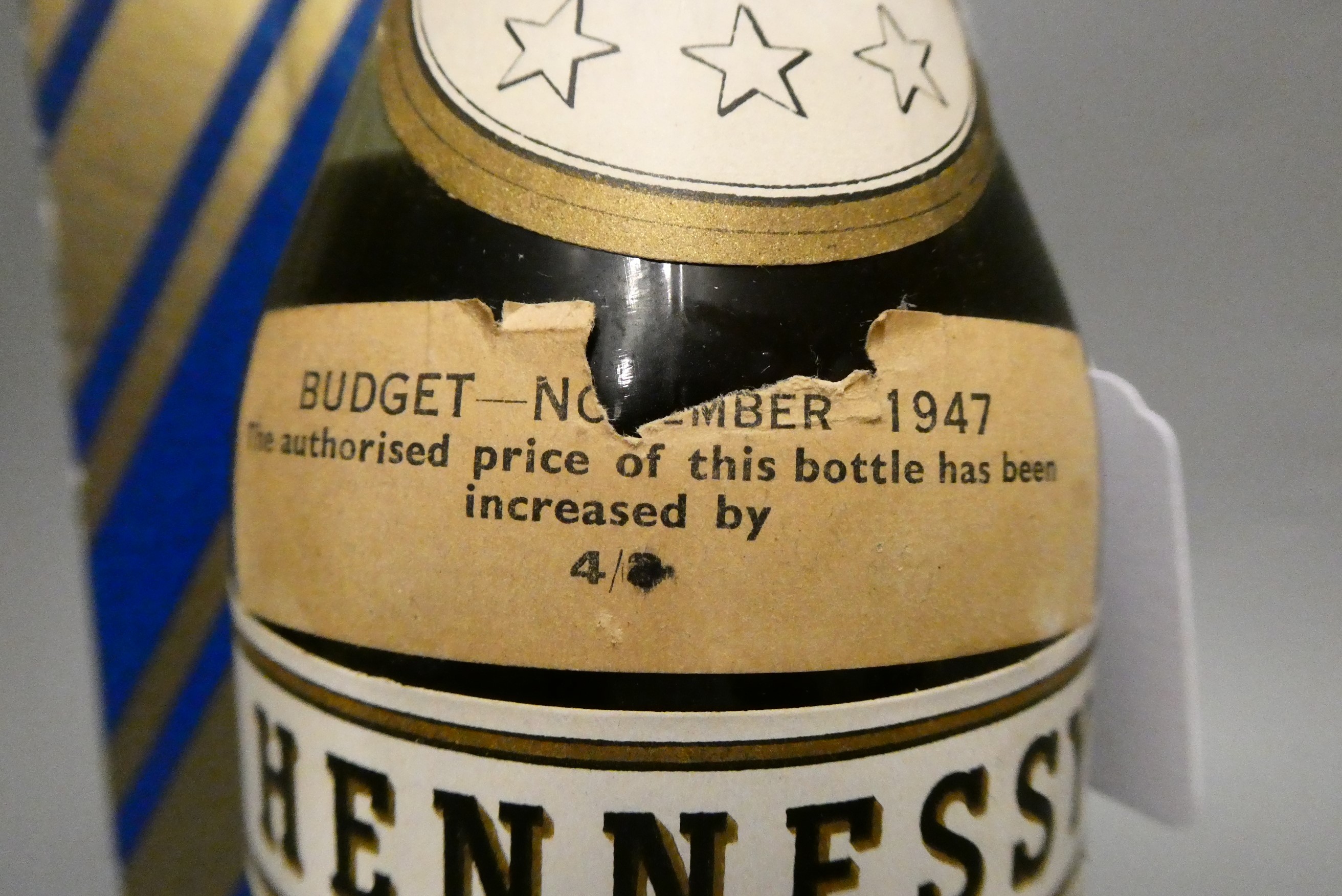 Hennessy three star cognac, 1947(?) (Est. plus 24% premium inc. VAT) Image