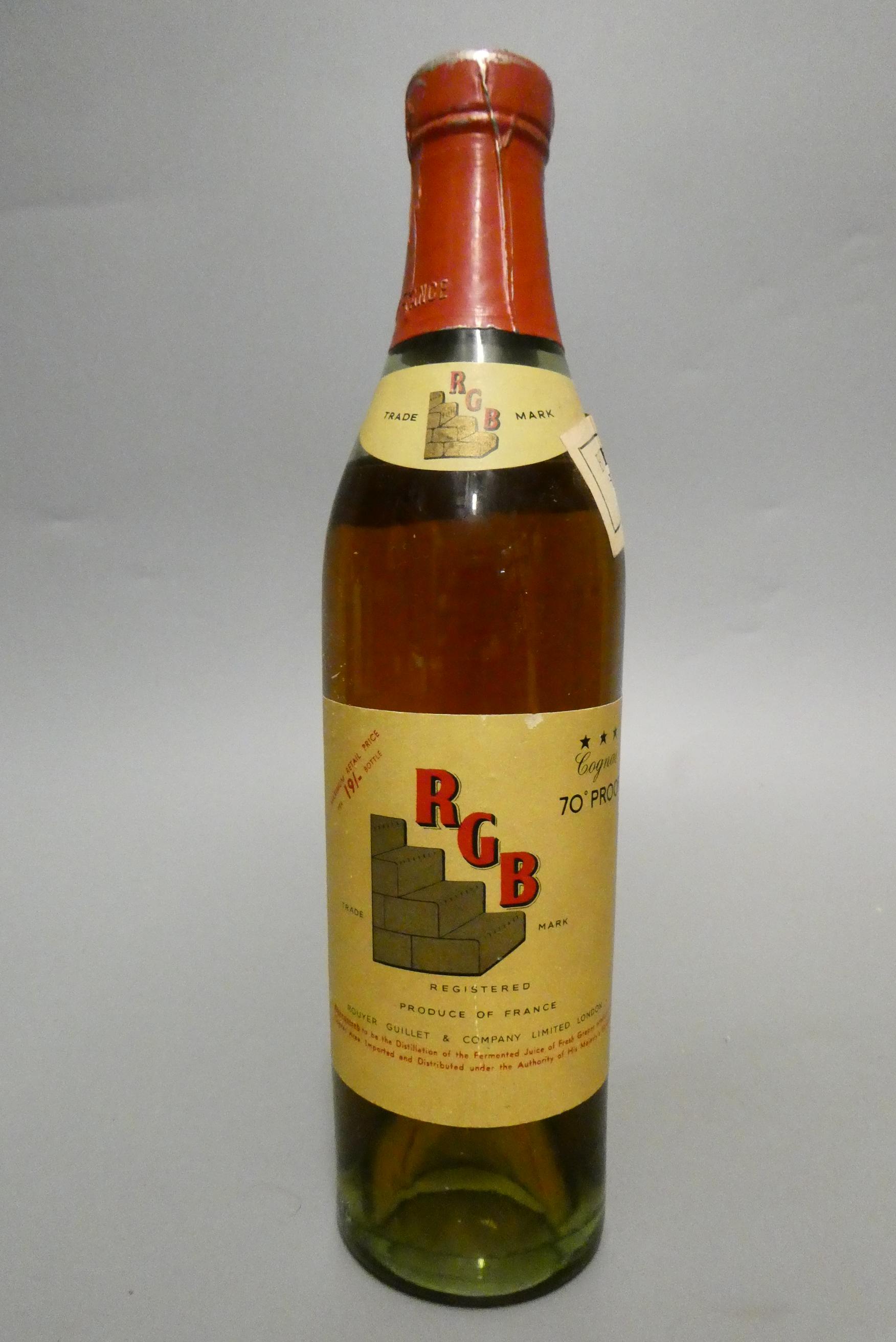 Rouyer Guillet & Co. Ltd. RGB 1947 cognac 70° proof, half bottle (Est. plus 24% premium inc. VAT) Image