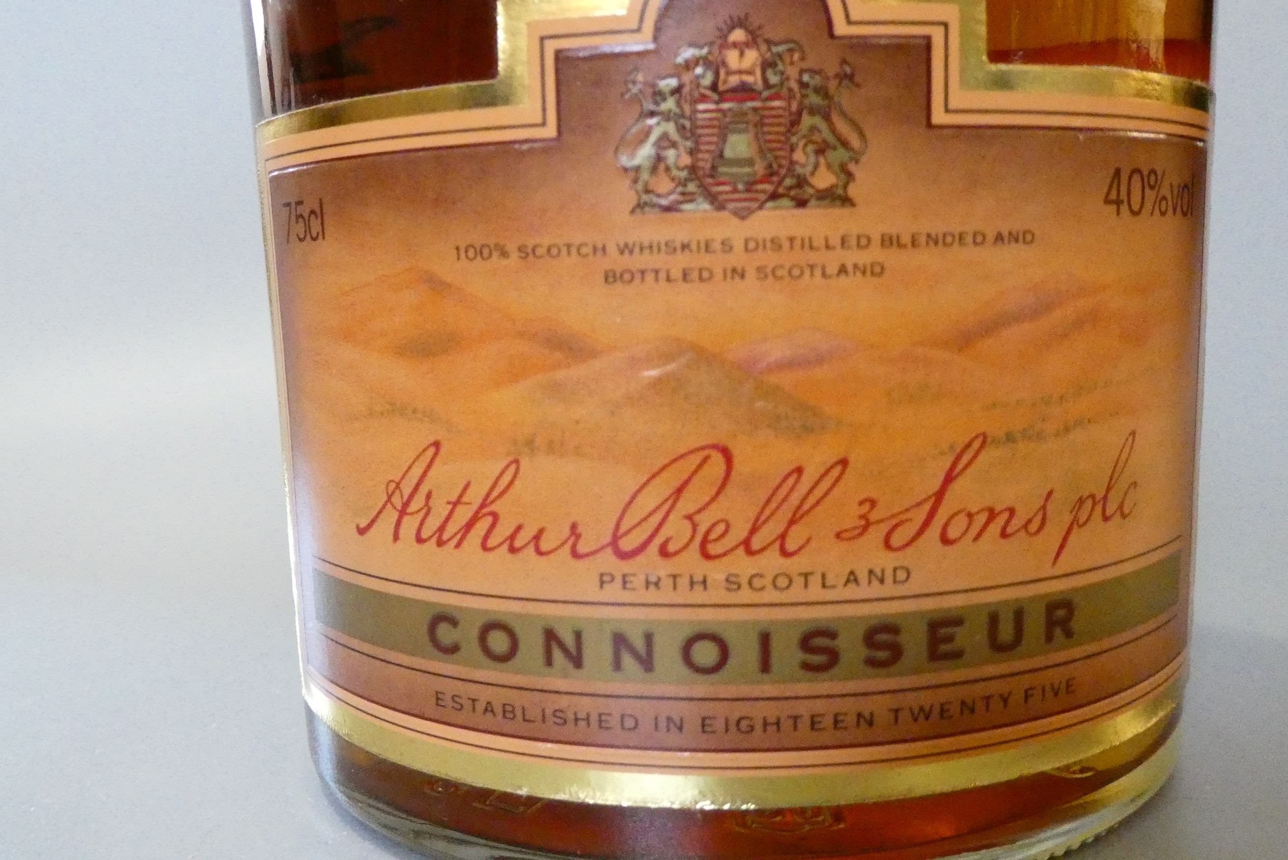 Bell's 12yr old Connoisseur fine old Scotch whisky, 75cl, 40% (Est. plus 24% premium inc. VAT) Image