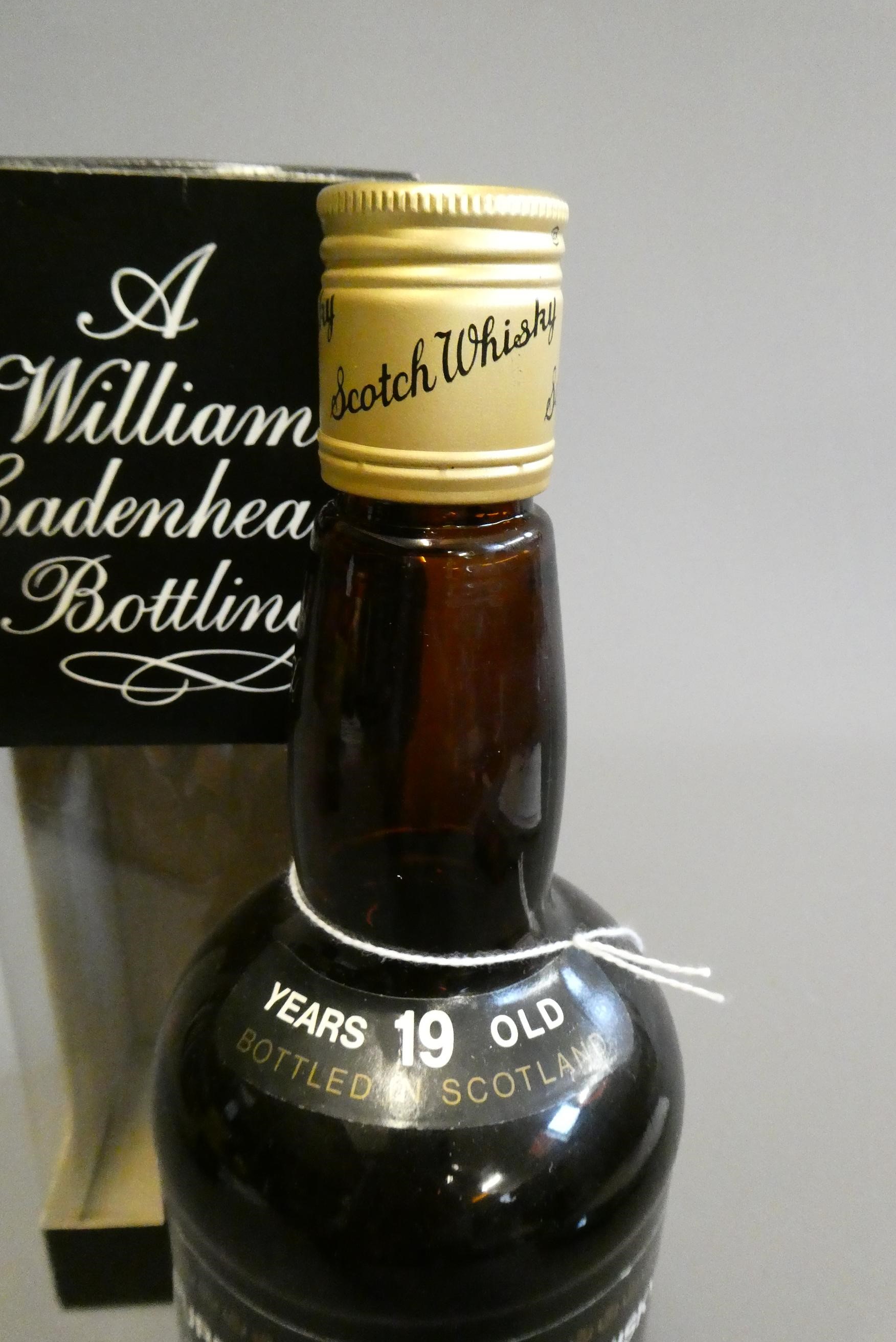 Ben Nevis distillery 19yr old pure malt Scotch whisky, Bottled by Wm. Cadenhead, 75cl, 46%, boxed Image