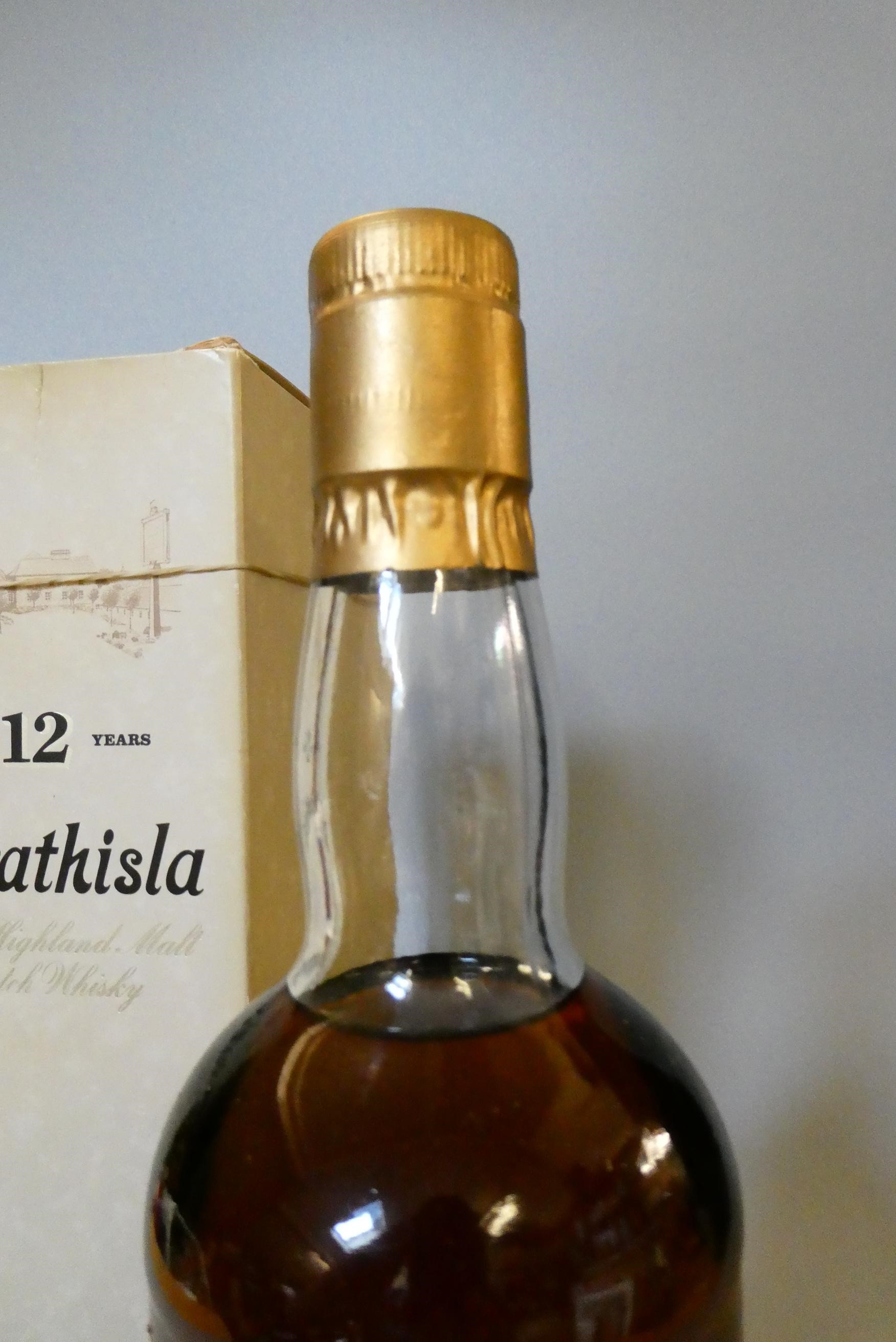 Strathisla 12yr old pure Highland malt Scotch whisky, distilled & bottled by Chivas Brothers Image