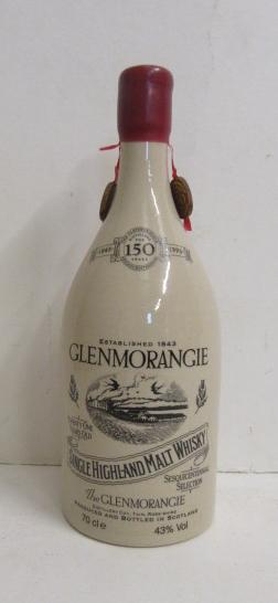 One pottery bottle Glenmorangie 21 year old Single Highland Malt Image