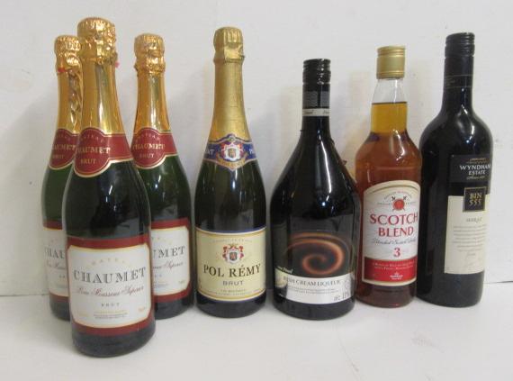 Three bottles Chateau Chaumet Brut Image