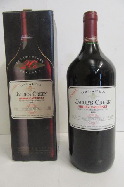 One magnum 1992 Jacob's Creek 20th Vintage Shiraz Cabernet Image