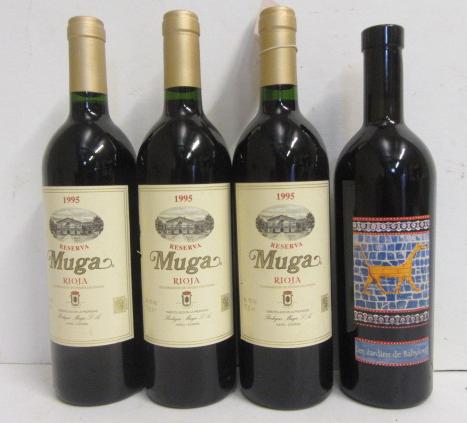 Three bottles 1995 Muga Reserva Rioja Image