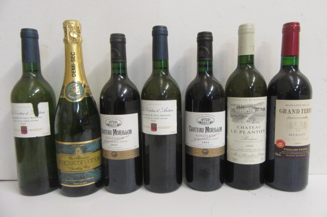 Two bottles 2001 Chateau Morillon Image