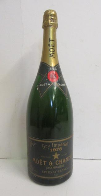 One magnum 1978 Moet & Chandon Dry Imperial Champagne Image