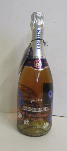 Ten bottles Korbel "Frank Sinatra" California Champagne Brut Rose Image