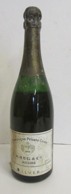 One bottle 1964 Krug Private Cuvee Champagne Image