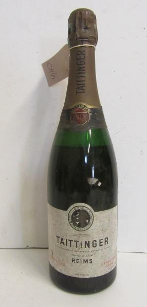 One bottle 1966 Taittinger Champagne Image