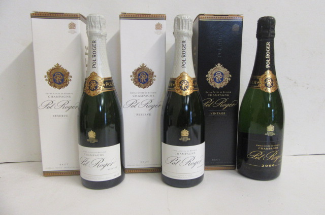 One bottle 2000 Pol Roger Vintage Champagne Image