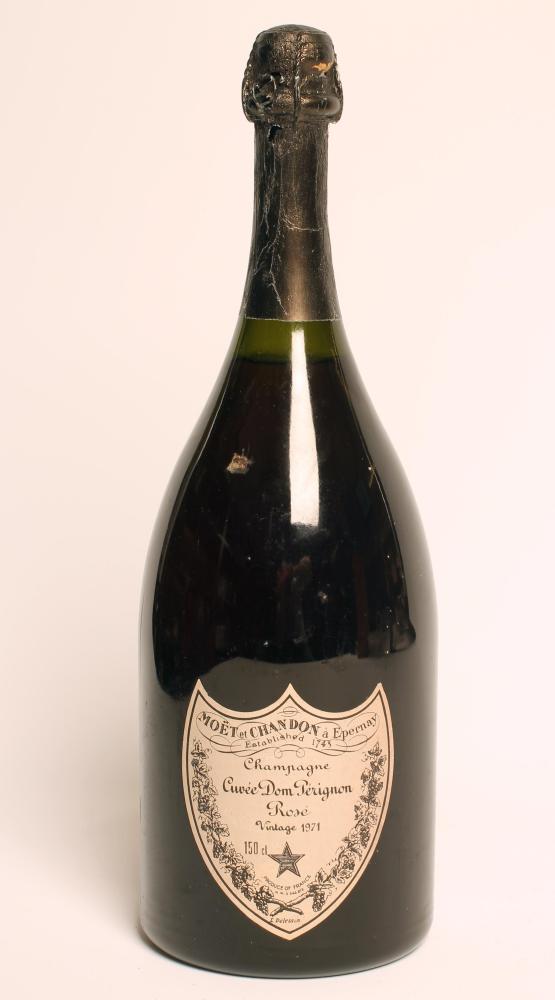 One magnum 1971 Moet et Chandon Dom Perignon Rose Champagne Image