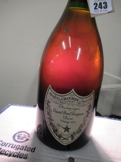 One magnum 1971 Moet et Chandon Dom Perignon Rose Champagne Image