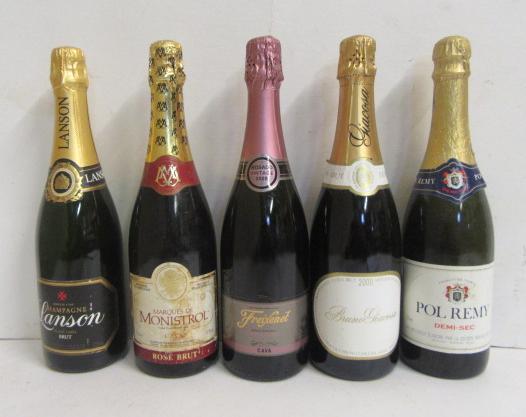 One bottle NV Lanson Brut Champagne Image