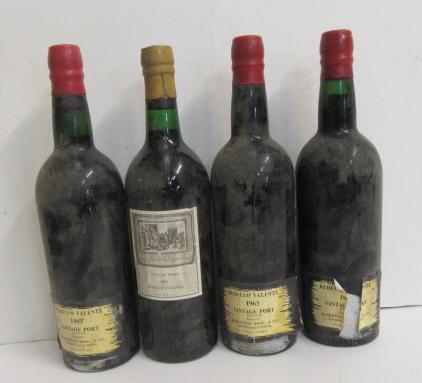 Four bottles 1963 Rebello Valente Image