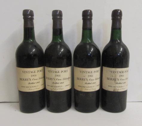 Four bottles 1966 Berry's Own Selection Image