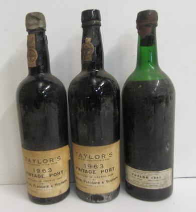 Three bottles 1963 Taylor's Image