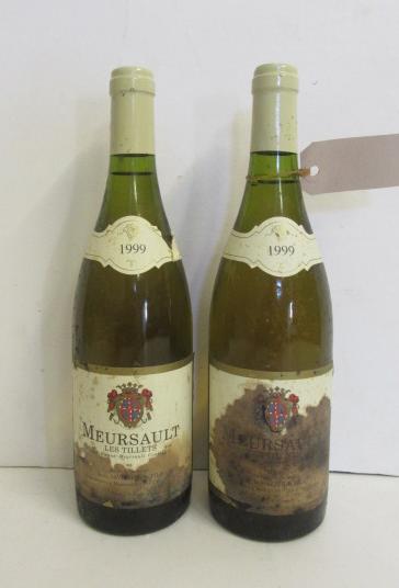 Two bottles 1999 Meursault Les Tillets Image