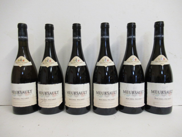 Six bottles 2004 Meursault Image