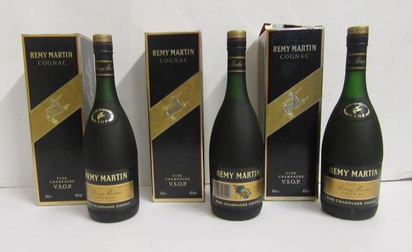Three bottles Remy Martin V.S.O.P. Image