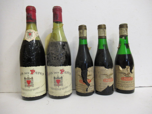 Two bottles 1978 Clos des Papes Image