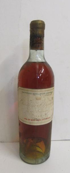 One bottle 1948 Chateau d'Yquem Lur Saluces Image