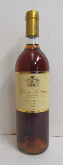 One bottle 1989 Chateau Suduiraut Image