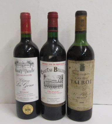 One bottle 1959 Chateau Talbot St Julien Image