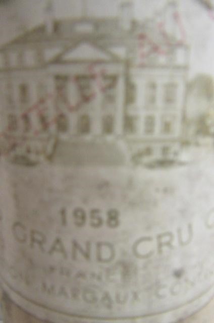 One bottle 1959 Chateau Margaux Image