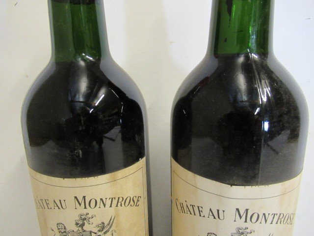 Two bottles 1961 Chateau Montrose Saint Estephe Image