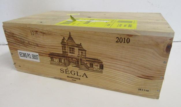 Twelve half bottles 2010 Segla Margaux OWC Image